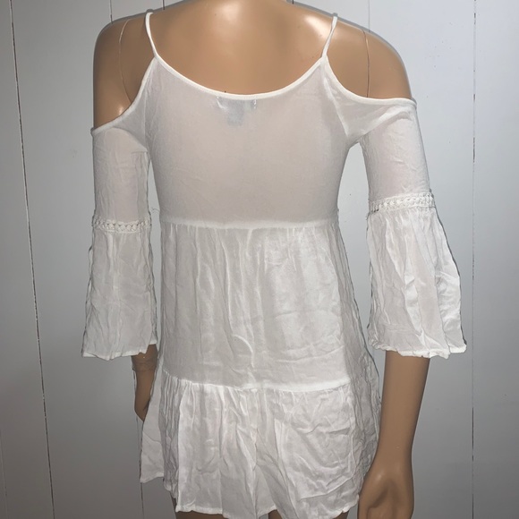 White chiffon tunic - Picture 2 of 2